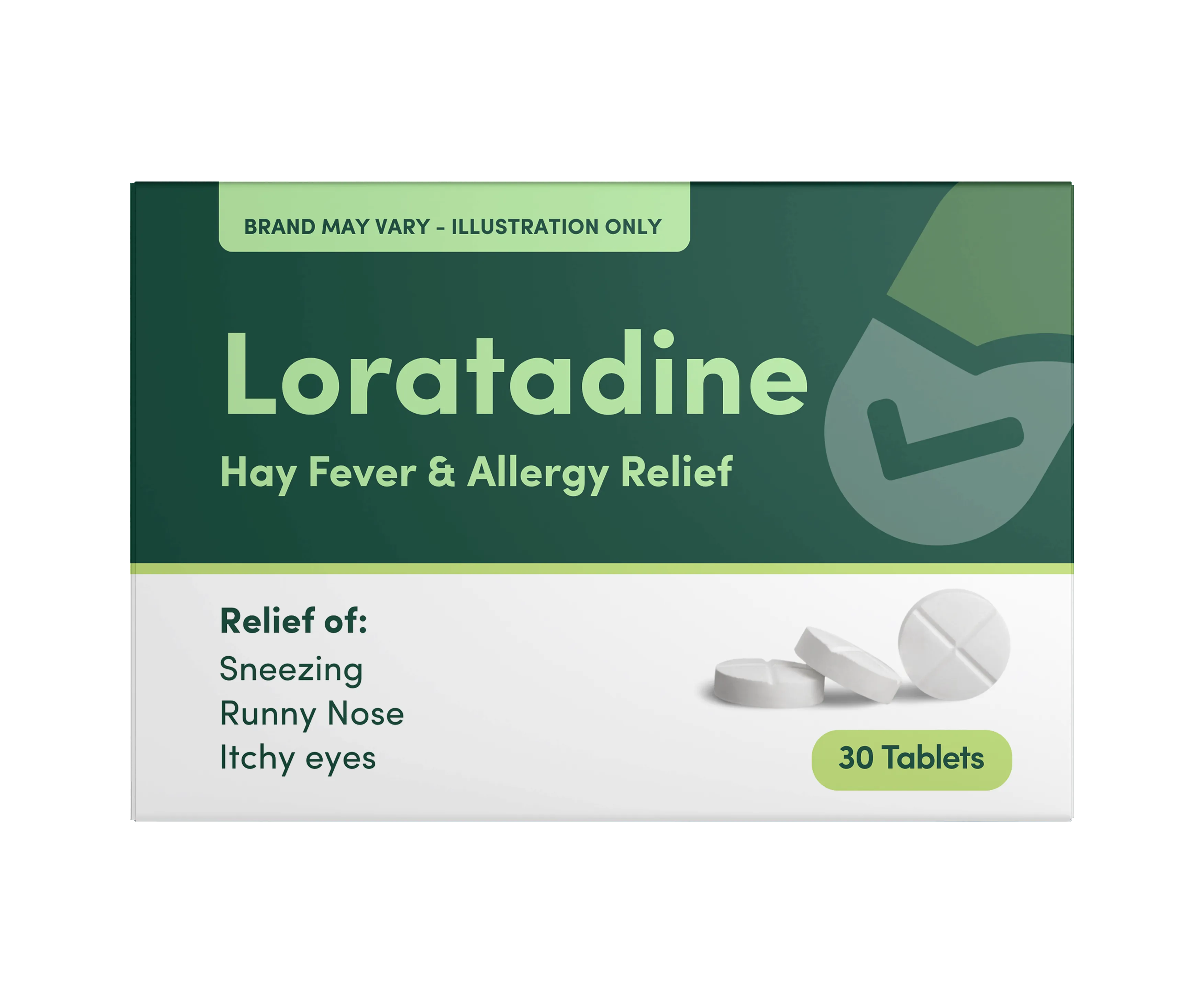 Loratadine 10mg - 30 Tablets