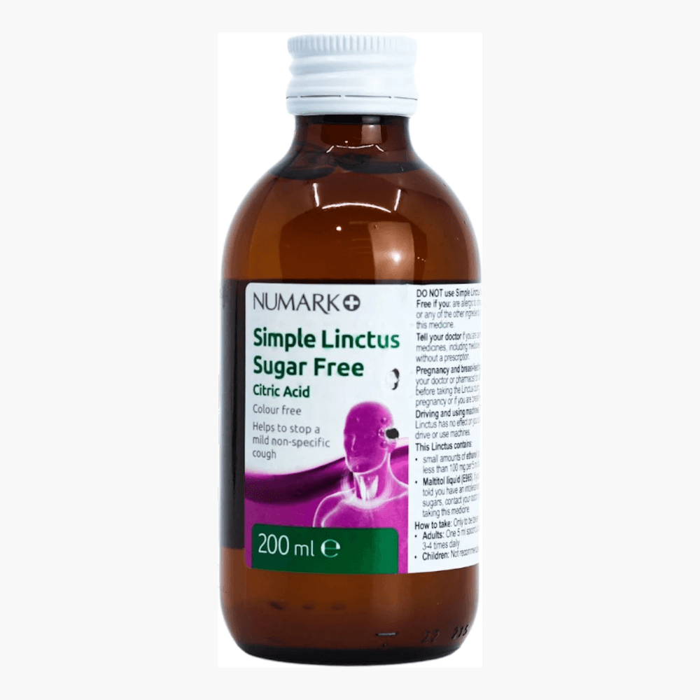 Numark Simple Linctus Sugar Free - 200ml