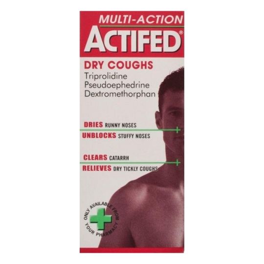 Multi-Action Actifed Dry Coughs – 100ml