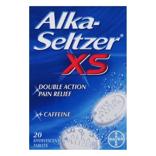 Alka Seltzer XS Effervescent Tablets - 20 Pack