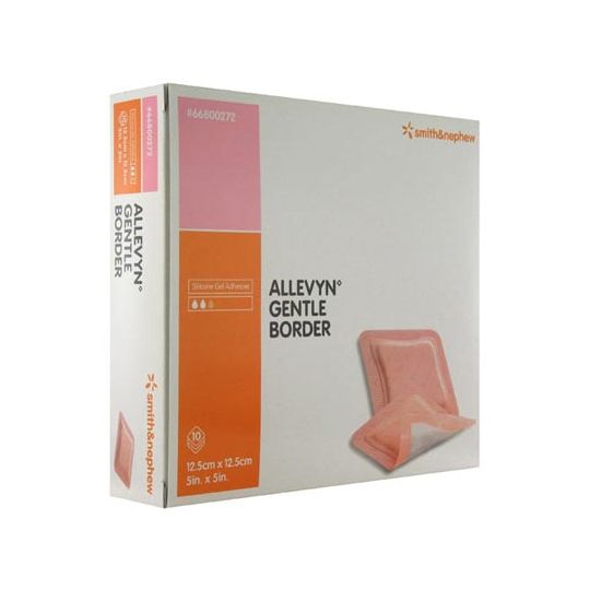 Allevyn Gentle Border Dressing 12.5cm x 12.5cm – 10 Pack