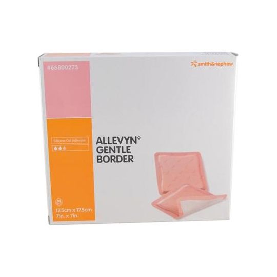 Allevyn Gentle Border Dressing 17.5cm x 17.5cm – 10 Pack