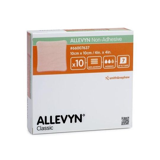 Allevyn Non-Adhesive Dressing 10cm x 10cm – 10 Pack