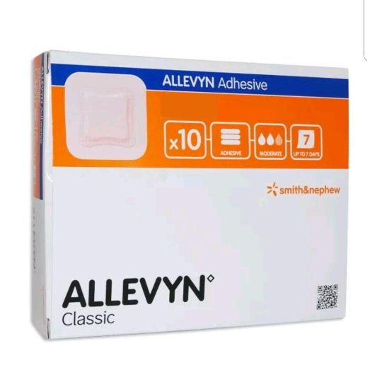 Allevyn Adhesive Dressing 22.5cm x 22.5cm – 10 Pack