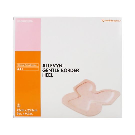 Allevyn Gentle Border Heel Dressing 23cm x 23.2cm – 5 Pack