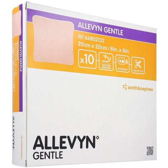 Allevyn Gentle Dressing 20cm x 20cm – 10 Pack