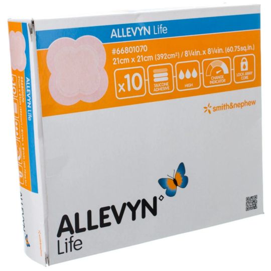 Allevyn Life Dressing 21cm x 21cm – 10 Pack