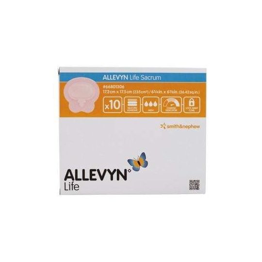 Allevyn Life Sacrum Dressing 17.2cm x 17.5cm – 10 Pack
