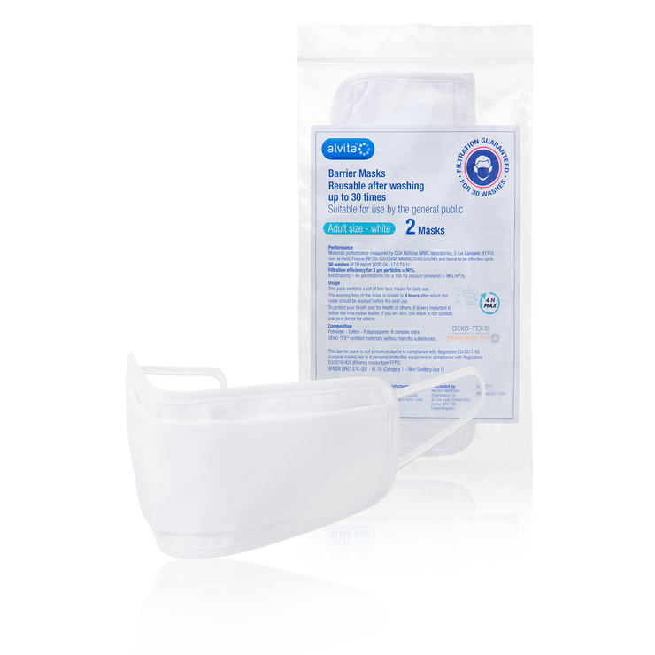 Alvita Adult Barrier Face Mask