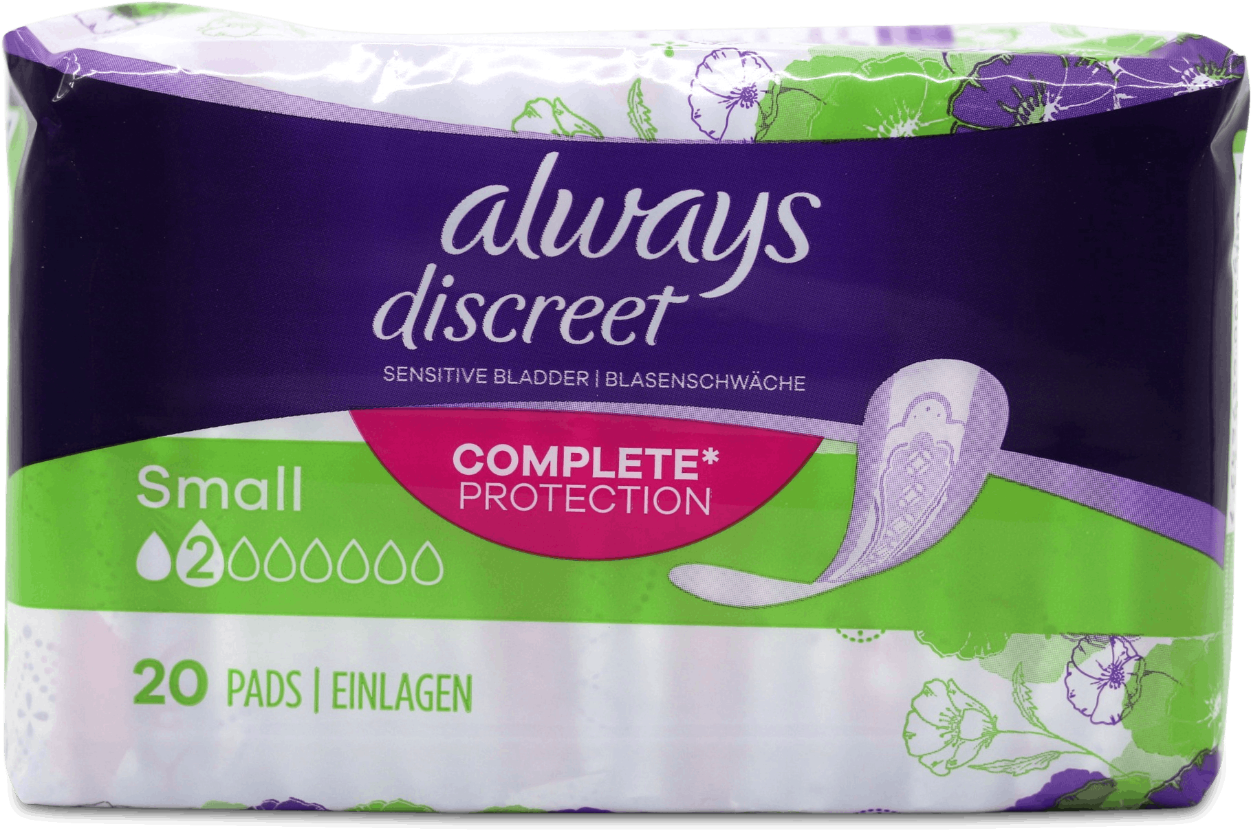 Always Discreet Small Pads – 20 Pack