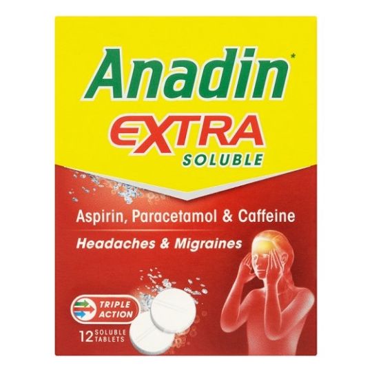 Anadin Extra Soluble Tablets - 12 Pack