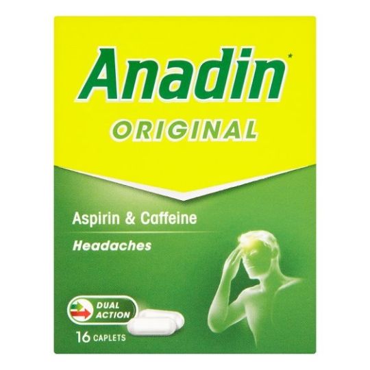 Anadin Original Caplets - 16 Pack