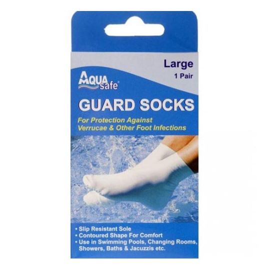 Aqua Safe Guard Socks Large (Size 6–8) - 1 Pair