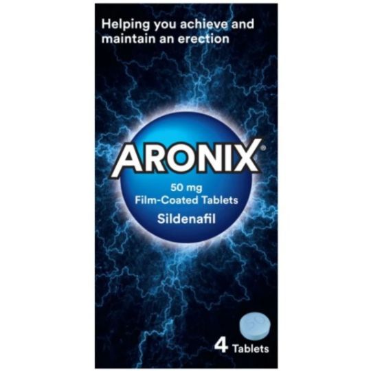 Aronix 50mg Film-Coated Tablets - 4 Pack