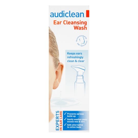 Audiclean Ear Cleansing Wash – 115ml