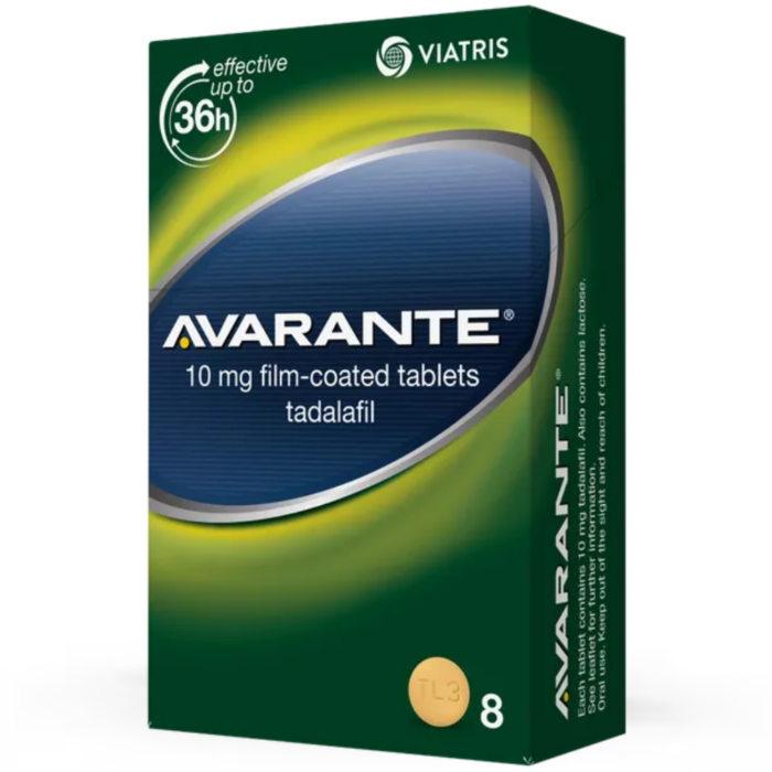 Avarante Tablets 10 mg – 8 Pack