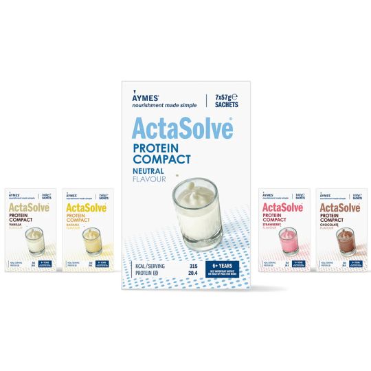 AYMES ActaSolve Protein Compact – 7x57g Banana