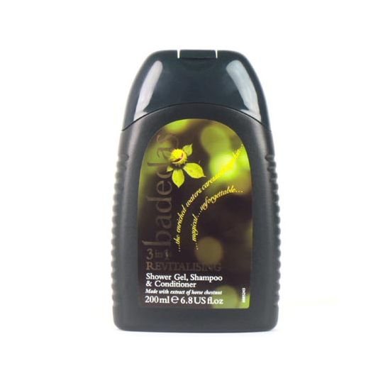 Badedas 3 in 1 Revitalising Shower Gel Shampoo & Conditioner - 200ml