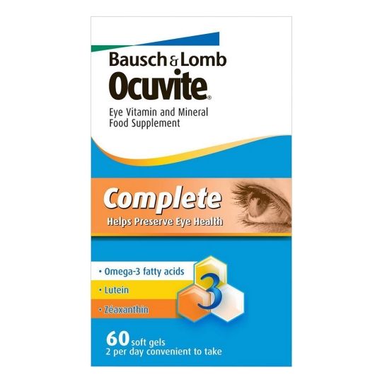 Bausch & Lomb Ocuvite Complete Capsules - 60 Pack