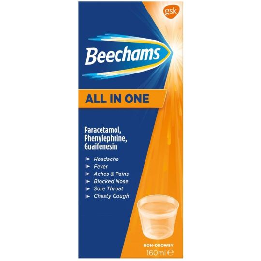 Beechams All in One Liquid – 160ml