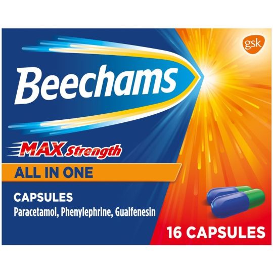 Beechams Max Strength All in One Capsules – 16 Pack