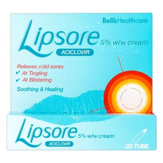 Bells Lipsore Aciclovir 5% Cream - 2g