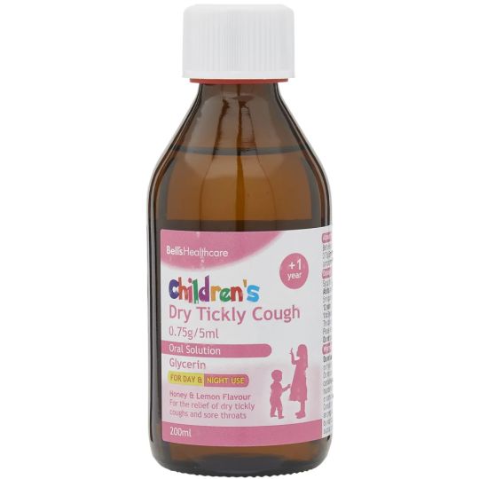 Bell's Healthcare Children's Dry Tickly Cough Oral Solution – 200ml