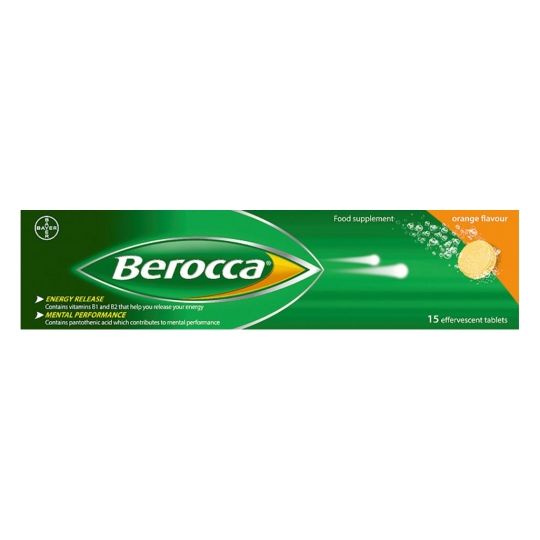 Berocca Effervescent Tablets - 15 Pack