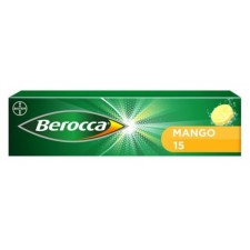 Berocca Mango Effervescent Tablets – 15 Pack