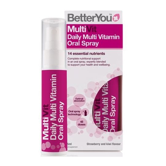 BetterYou MultiVit Daily Multi Vitamin Oral Spray – 25ml
