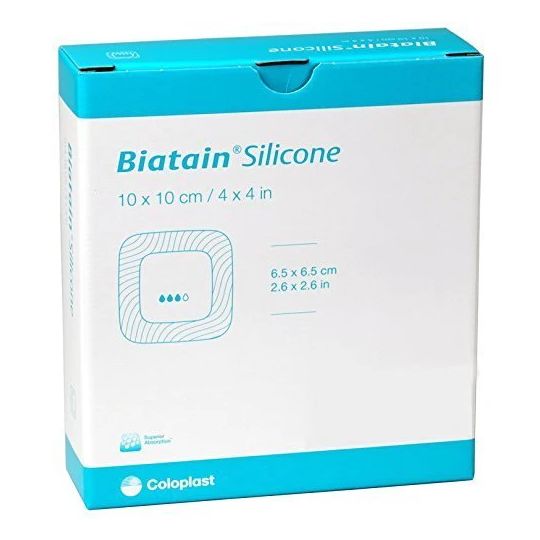 Biatain Silicone Dressing 10cm x 10cm – 10 Pack