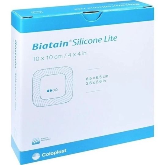 Biatain Silicone Lite Dressing 10cm x 10cm – 10 Pack