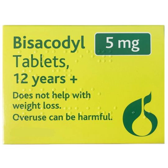 Bisacodyl 5mg Tablets - 100 Pack