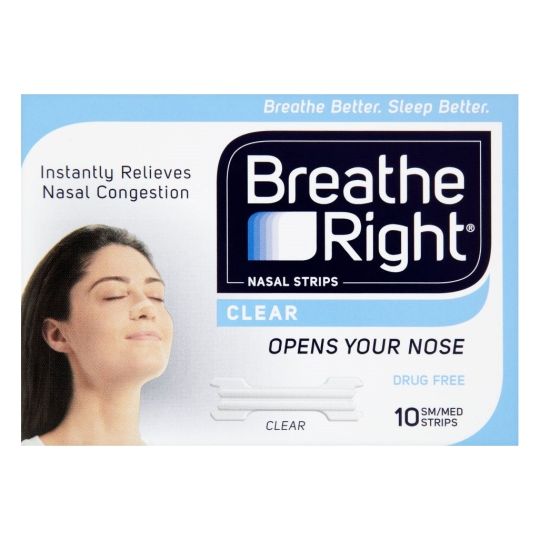 Breathe Right Nasal Strips - Clear - Regular Size