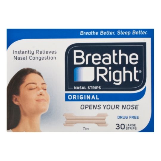 Breathe Right Nasal Strips Original Large