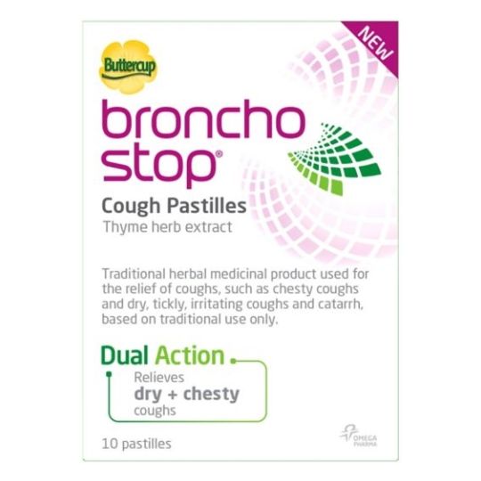 Buttercup Bronchostop Cough Pastilles – 10 Pack