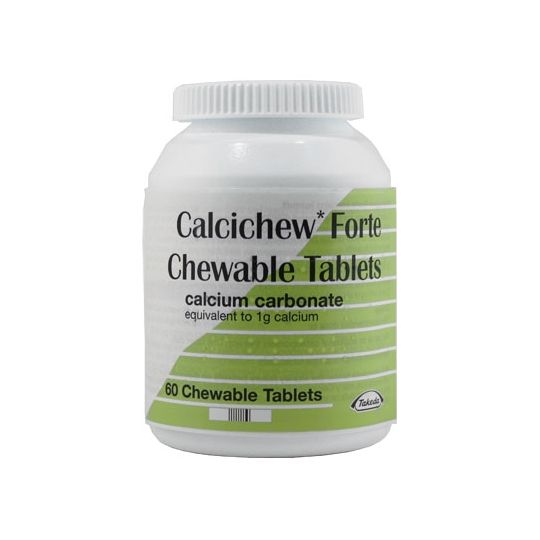 Calcichew Forte Chewable Tablets – 60 Pack