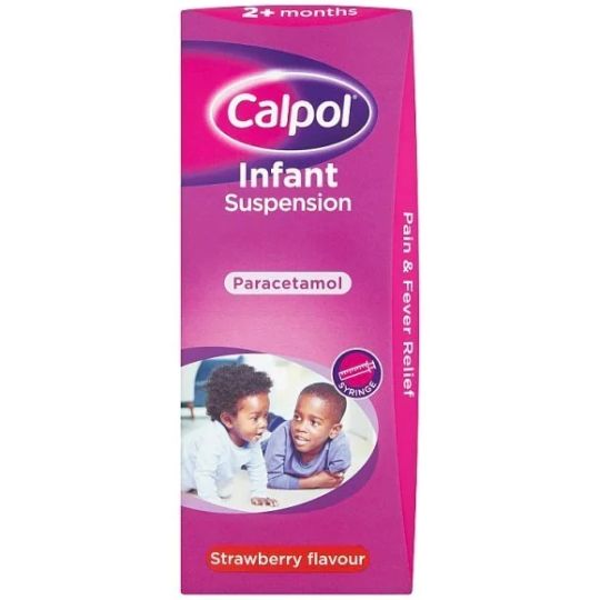 Calpol Infant Strawberry Flavoured Suspension – 200ml