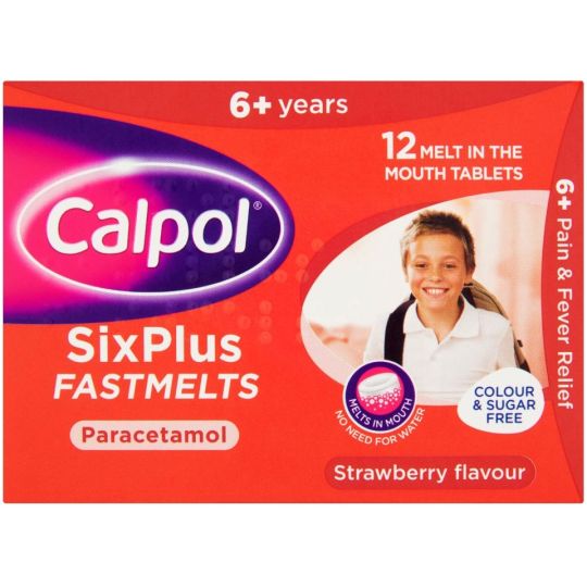 Calpol Six Plus Fastmelts – 12 Pack