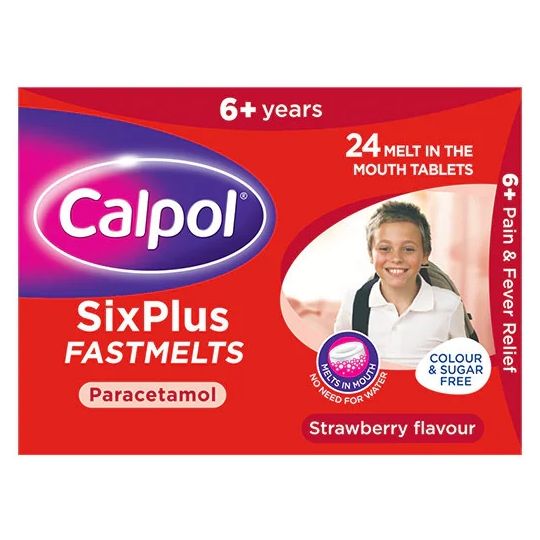 Calpol Six Plus Fastmelts – 24 Pack