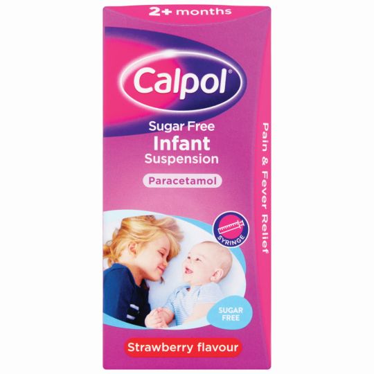 Calpol Infant Strawberry Flavoured Sugar Free Suspension – 200ml
