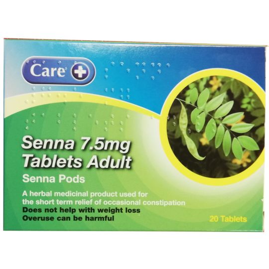Care Senna 7.5mg Tablets Adult - 20 Pack