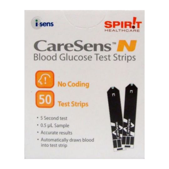 CareSens N Blood Glucose Test Strips - 50 Pack