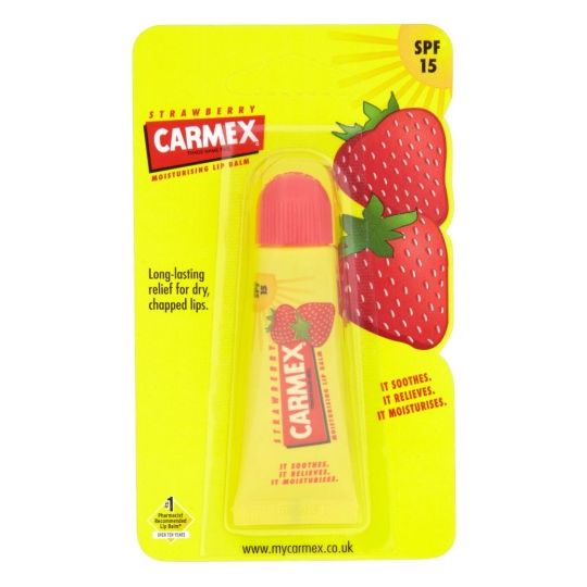 Carmex Strawberry Moisturising Lip Balm - 10g