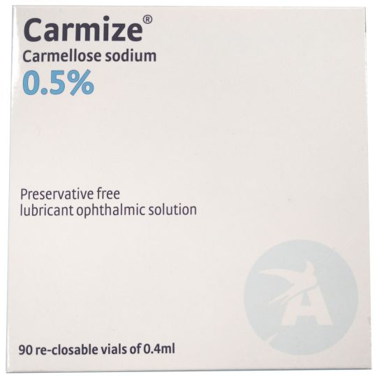 Carmize Carmellose Sodium 0.5% Preservative Free Eye Drops – 90x0.4ml