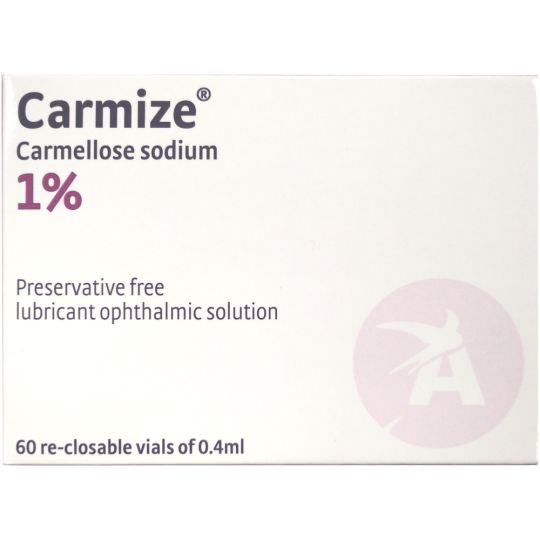 Carmize Carmellose Sodium 1% Preservative Free Eye Drops – 60x0.4ml