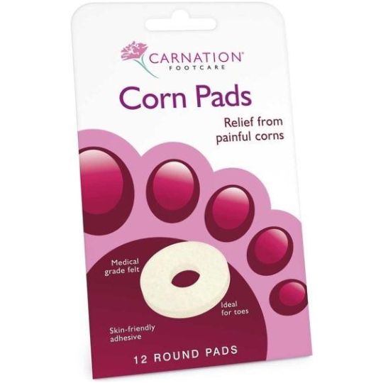 Carnation Footcare Round Corn Pads - 12 Pack