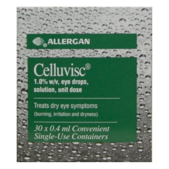 Celluvisc 1% Eye Drops - 0.4ml x 30