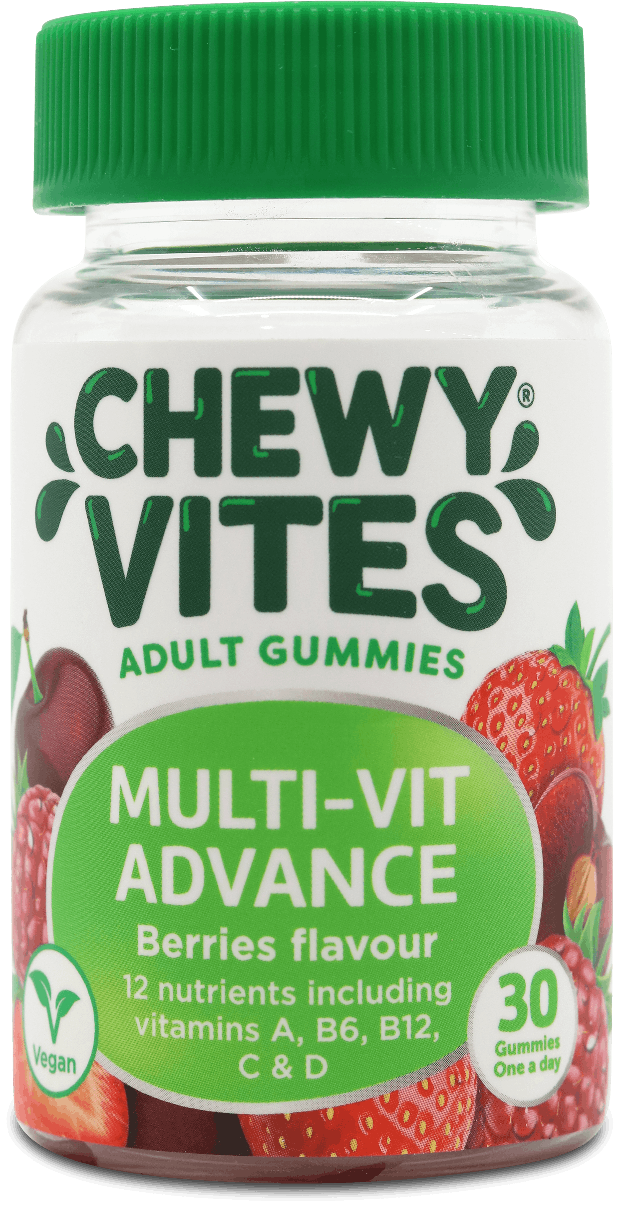Chewy Vites Adult Multivitamin Berry - 30 Pack
