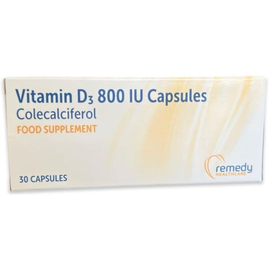 Colecalciferol 800iu Capsules – 30 Pack